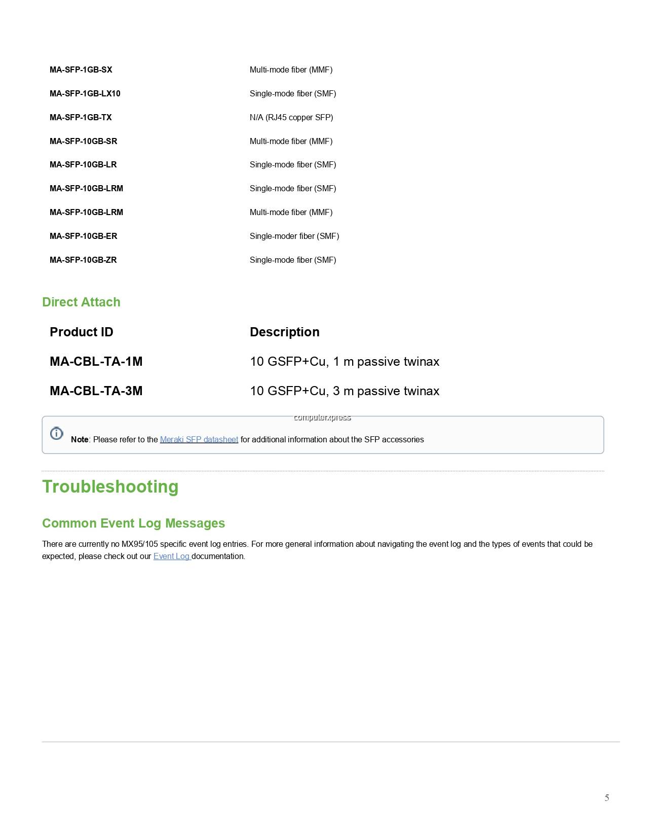 Cisco Meraki MX95
